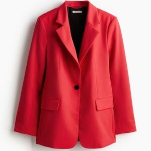 Red H&M blazer Size XL NWT